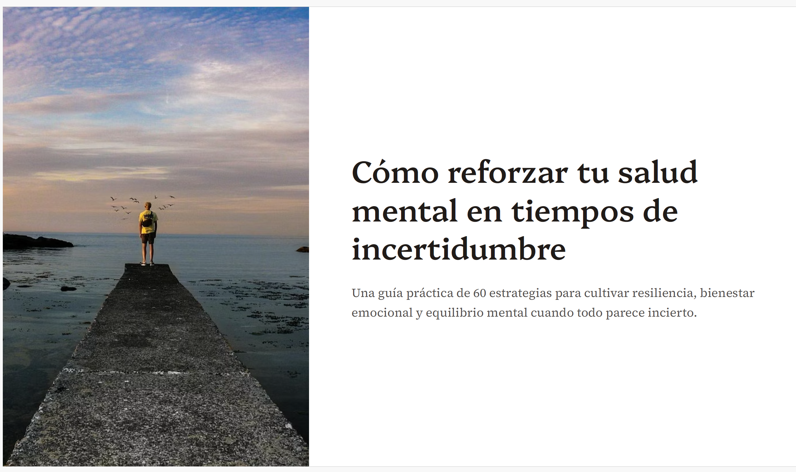 Cómo Reforzar tu Salud Mental en Tiempos Difíciles