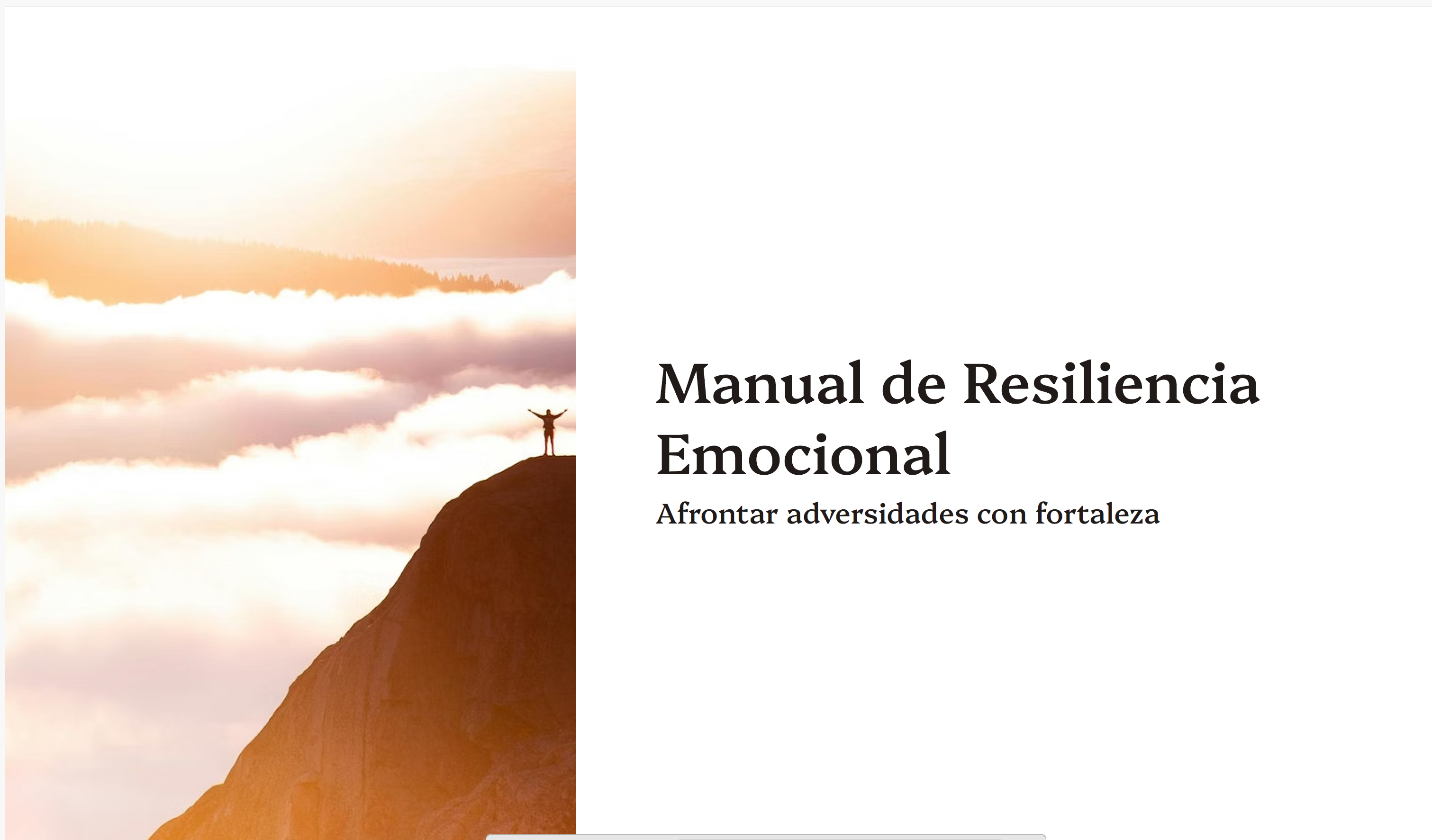 Manual de Resiliencia Emocional
