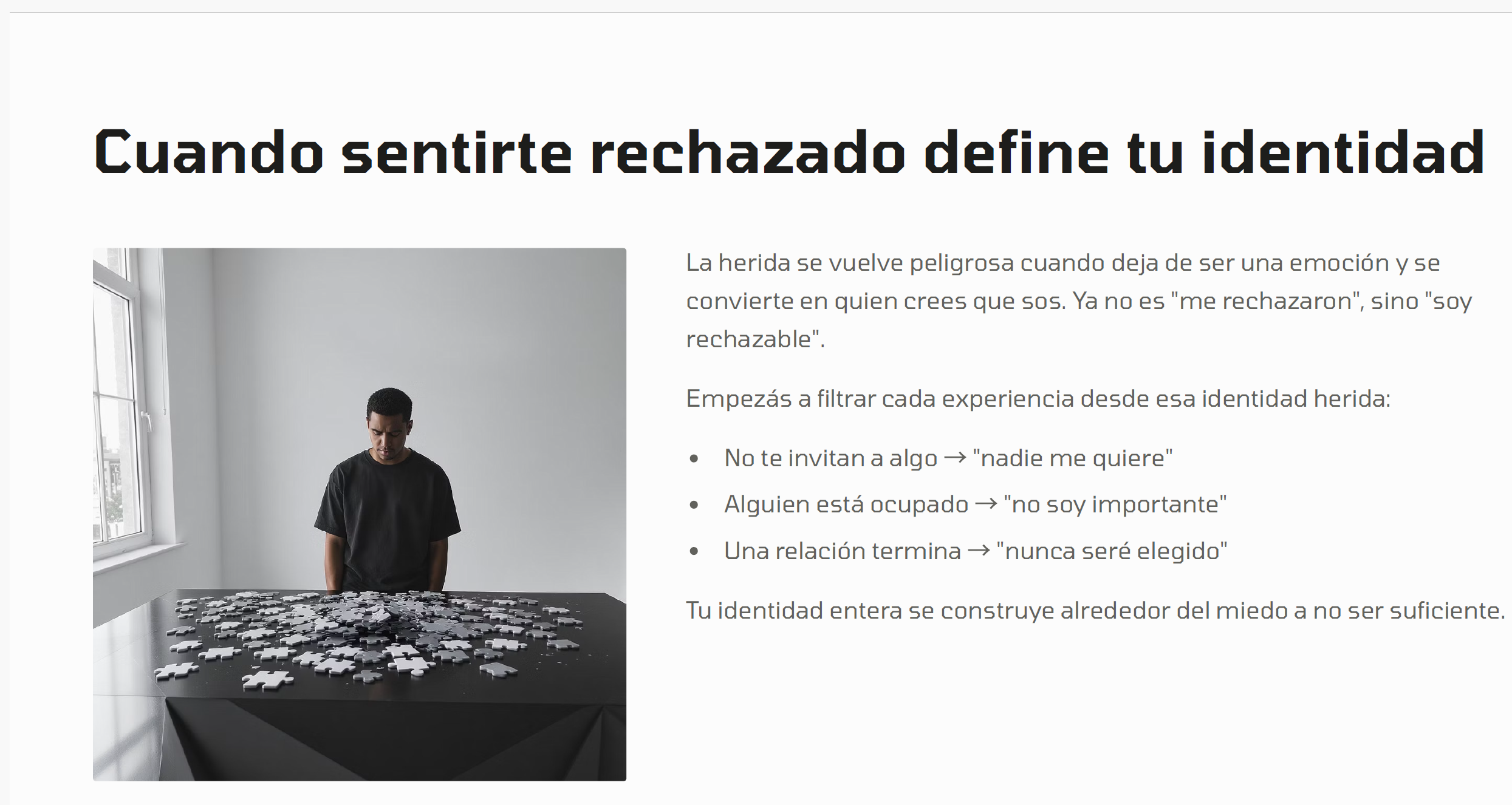 Sanar la Herida de Rechazo
