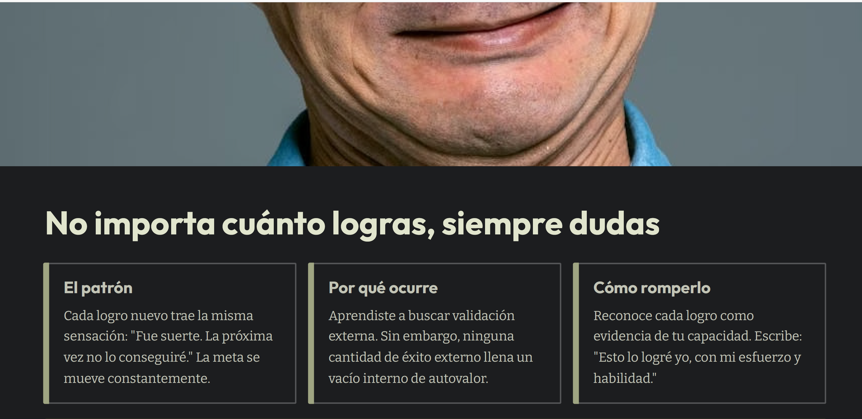 El Síndrome del Impostor