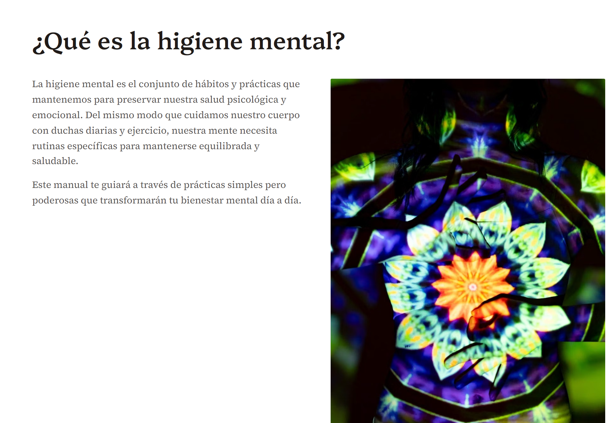 Manual de Higiene Mental: Rutinas Diarias para una Mente Sana