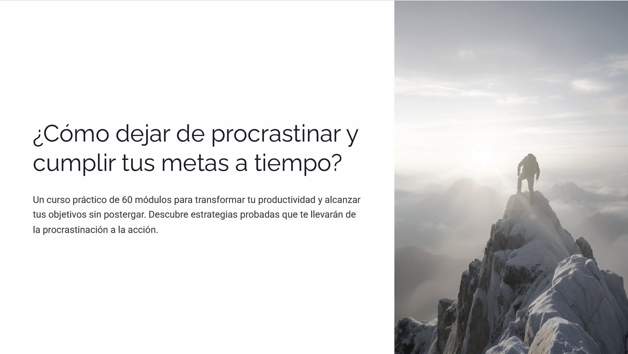 Cómo Dejar de Procrastinar y Cumplir tus Metas