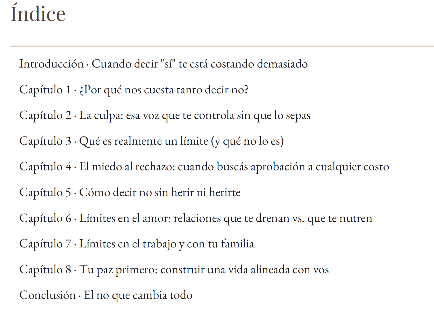 EL ARTE DE DECIR QUE NO - VOL1 "descubre el poder de poner limites"