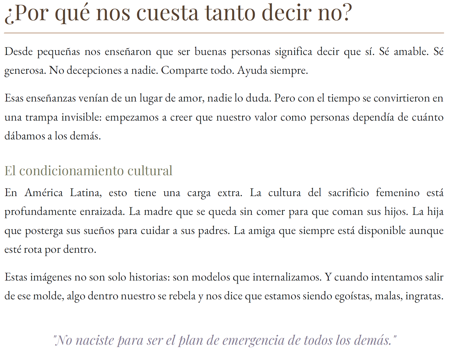 EL ARTE DE DECIR QUE NO - VOL1 "descubre el poder de poner limites"