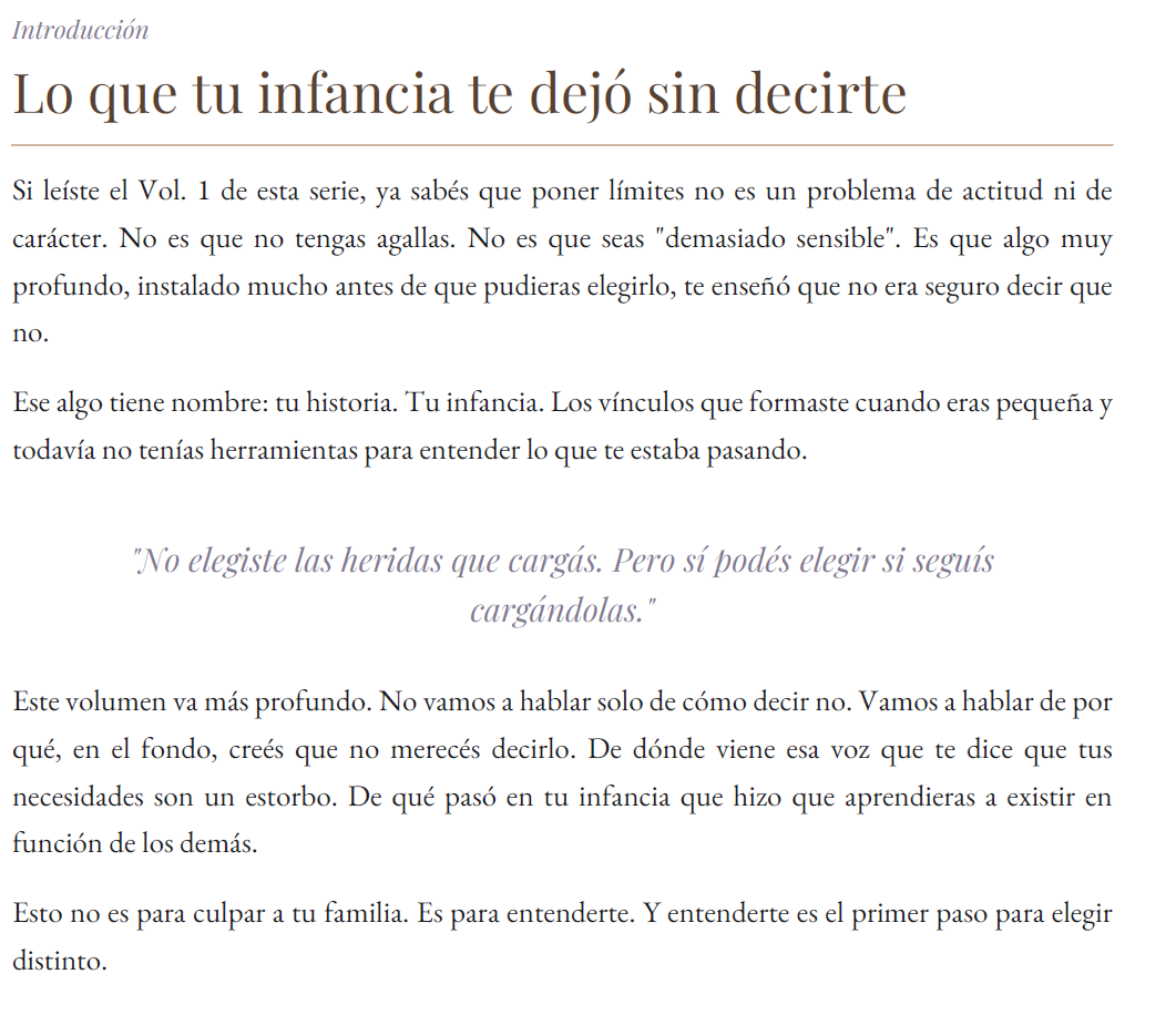 EL ARTE DE DECIR QUE NO - VOL 2  "sanar para poder elegir"