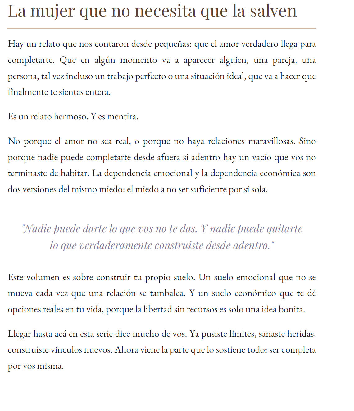 EL ARTE DE DECIR QUE NO - VOL5  " Tu nueva identidad"