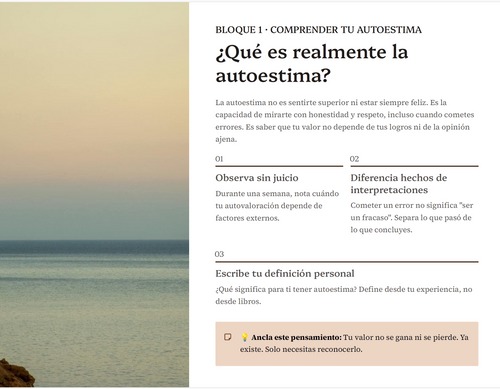 Autoestima Real: Quererte Sin Condiciones